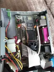 Lanner EM351A Retro Embedded Small PC Single Board Computer Geode CPU case AC/DC