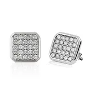 Solid 925 Sterling Silver Unconditional Delight Earrings