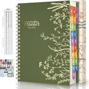 hi!SCI Jun 2025-Dec 2026 Academic Monthly Weekly Daily Planner for School, 19 Months Calendar 25-26 Planning Book with Colorful Tabs, 8.5" x 11" Mid Year College Organizer for Student Teacher (Sage