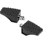 LA Black County Footpegs w Original Clevis Harley Dyna Switchback 12-16