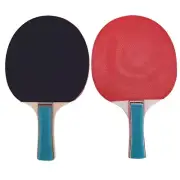 1Pair Professional Table Tennis Racket Bat Set PingPong Bat+3x Balls Long Handle