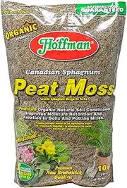 Hoffman 15503 Canadian Sphagnum Peat Moss, 10 Quarts