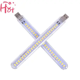 Ge 5V 12W USB LED 小夜燈 24 LED USB 閱讀檯燈書燈方形