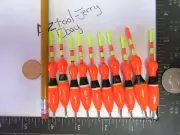 10 NEW WOOD SLIP FLOATS / BOBBERS PANFISH ICE FISHING NO FREEZE UP ON LINE B196