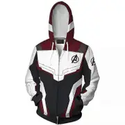 Marvel Avengers 4 Iron Man Tony Stark Cosplay Men's Uniform Hoodie Jacket T-shirt Top Pants Jacket A L