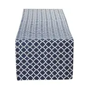 Lattice Tabletop Collection, Table Runner, 14x72, Nautical Blue