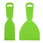 Putty Scraper Set, (2", 4") Flexible Plastic Putty Knife for Drywall