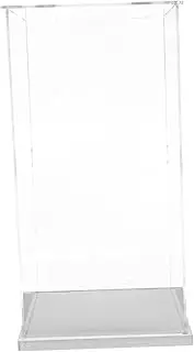 Kisangel Acrylic Display Case Box Figures Collectibles Models Base Height Dustproof Storage for Display Organization
