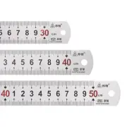 Straight Ruler Set 30x2.6CM & 40x2.9CM & 50x2.9CM Stainless Steel Ruler Kit