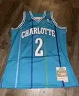 Larry Johnson Charlotte Hornets Mitchell & Ness NBA Authentic Jersey 1992-1993