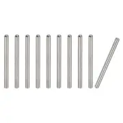 4x45mm Dowel Pins, 10pcs Round Head Flat Chamfered End Dowel Pin