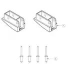 BAILEY Spare Part End Cap Kit AL Extension 16-20ft Fibreglass Extension Ladders