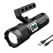 SS9000 3500 High Lumens Handheld Flashlights, Rechargeable LED Spotlight with