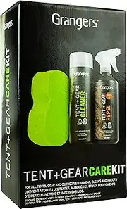 Grangers Tent + Gear Care Kit / Clean & Protect Tents & Boat Covers w/UV Protection
