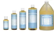 NEW Dr. Bronner's Pure-Castile Soap Liquid Hemp Baby Unscented All Size Bronners
