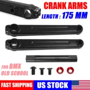 3PCS Cranks For BMX Old School Bike Crank Arms BMX 3-piece Cranks 175mm Aluminum
