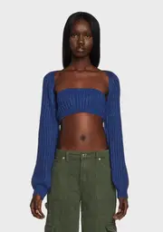 [Edikted] Cori Two Piece Knitted Bandeau Top