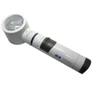 6X / 23D Eschenbach LED Lighted Hand Held Stand Magnifier - 2.2 Inch Lens
