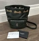 YVES SAINT LAURENT YSL Joe Mini Green Nano Bucket Bag