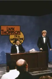 Alec Baldwin Mike Myers as Lank Thompson during the 'Lank Thompson- Old Photo