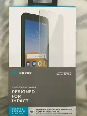 Speck ShieldView Glass Screen Protector for Alcatel Tetra - Clear New.