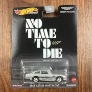 Hot Wheels Premium 1963 Aston Martin DB5 James Bond 007 Collector Toy Car