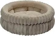 Qianly Cat Bed Pet Self Warming Bed Indoor Soft Snooze Kennel Pet Cat Nest, Pet Sleeping Mat for Dog Puppy Pomeranian Kitten Poodle, Coffee S
