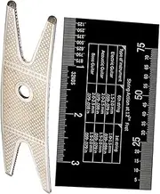 UPKOCH 1 Set String String Action Ruler Kit for Guitar and Violin Measuring Tool with Multi Scale Easy to Use Compact Design for Accurate String Height Measurement and Leveling