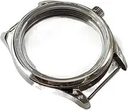 Dome Glass Case 42mm Polished Stainless Steel For 37mm Table, Compatible With ETA6497 / 6498, St3600 Watch Watch case