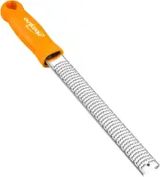 Handheld Cheese Grater & Zester, Stainless Steel for Lemon, Ginger, & More