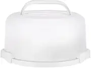 Cake Storage Container - Portable Cake Storage Box, Multipurpose Cake Saver Box with Lid and Handle for Cupcake Pie Serving Transport