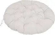 Lifup Water Resistant Papasan Cushion, Rocker Chair Pads, Hammock Seating Cushion for Hanging Egg Chair Folding Garden Sofa Patio Garden Swing Chair Beige Round 24"