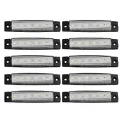 10 Pcs Marine Boat Lights,12V 24V Waterproof Boat Interior Navigation Strip Light Deck om Step as shown E