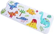Baby Bath Mat,40X16 Inch Anti Slip Kid Bathtub Mat with Suction Cups,Cute Cartoon PVC Shower Pad for Bathroom,2 Styles (Dinosaur Land)