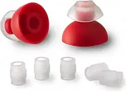 SpinFit CP240 Double Flange - M - Patented Silicone Eartips for Replacement (1 Pair, Insert Included)(for Nozzle Diameter from 4.5-5m, w/Insert from 3-3.5mm)