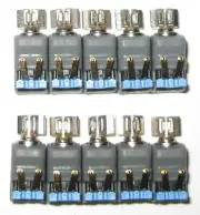 10 X Mini Pager / Cell Phone Vibrating Motor - 3 to 6 V DC - 13mm x 6mm - 1 Gram