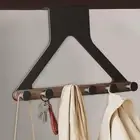 Triangle over The Door Hook Coat Rack for Bathroom Kitchen Living Room