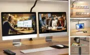 LED Desk Lamp for Home Office, Remote Control Computer Desk Light Bright Table