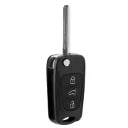 ◇3 Button Car Remote Flip Key Fob Case Protective Cover Shell Fit For