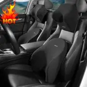 Car Headrest Lumbar Support Support Universal Cushion Memory Foam Back Support