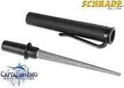 SCHRADE COMPACT DIAMOND COATED POCKET KNIFE SHARPENER DIAMOND ROD STEEL SCHDDS
