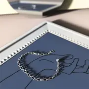 Solid 925 Sterling Silver Modest Cable Chain Bracelet