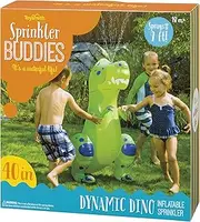 Toysmith Sprinkler Buddies Dynamic Dino Inflatable Outdoor Sprinkler