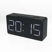 USB/Battery Alarm clock Mirror Temperature LED Digital Real-time Bedside