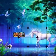 20oz Skinny Tumbler Sublimation Transfer Print Unicorn Ready To Press