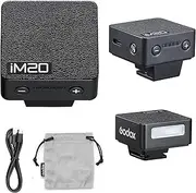 GODOX iM20 Mini Camera Flash, 440 Full-Power Flashes Mini iFlash Speedlite with Five-Level Adjustment, 3s Recycle Time,470mAh Li-ion Battery
