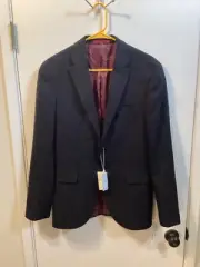 MenNWT "Topman" blk 2 button jacket. Size 38 Reg.