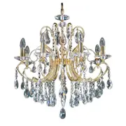 Vencha K-2013 8 Light Crystal Chandelier - Gold