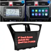 9'' 1+16GB Head Unit Player GPS WiFi FM BT For Honda Civic Hatchabck LHD 2012-15
