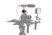 SR-AX100 BATTERY-FREE 2-CHANNEL ON-CAMERA 1/8” (3.5MM) AUDIO MIXER FOR DSLR, MIRRORLESS & VIDEO CAMERAS